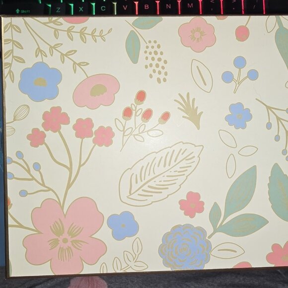 Watch Pen Notebook Gift Set Flowers Pretty Great Colors Leather Band Journal - Picture 9 of 9